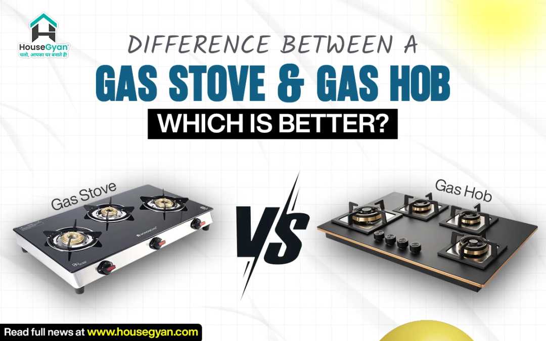 difference between gas stove and gas hob