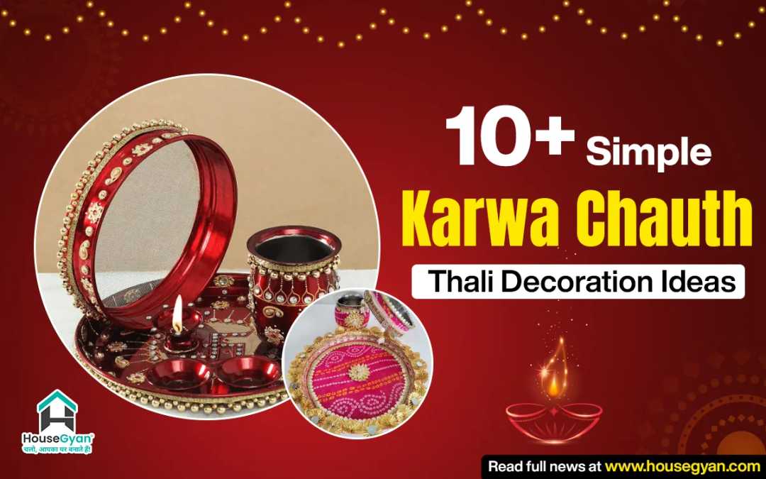 karwa chauth thali decoration