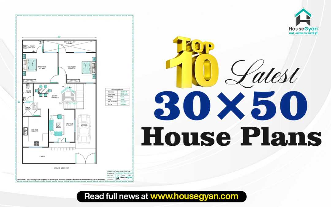 Latest 30×50 House Plans