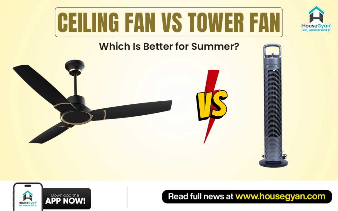 ceiling fan vs tower fan