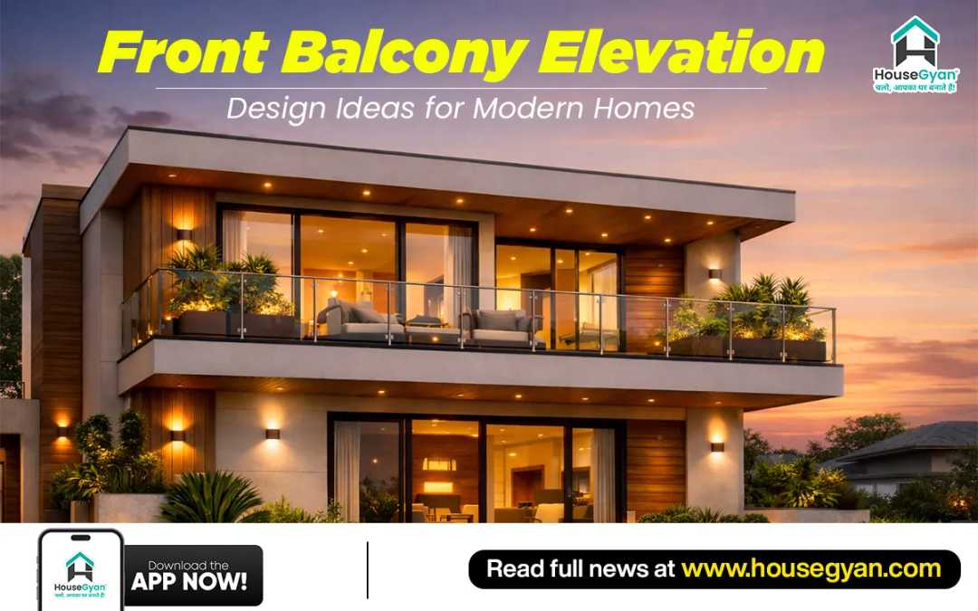 10 Front Balcony Elevation Design Ideas for Modern Homes 2026