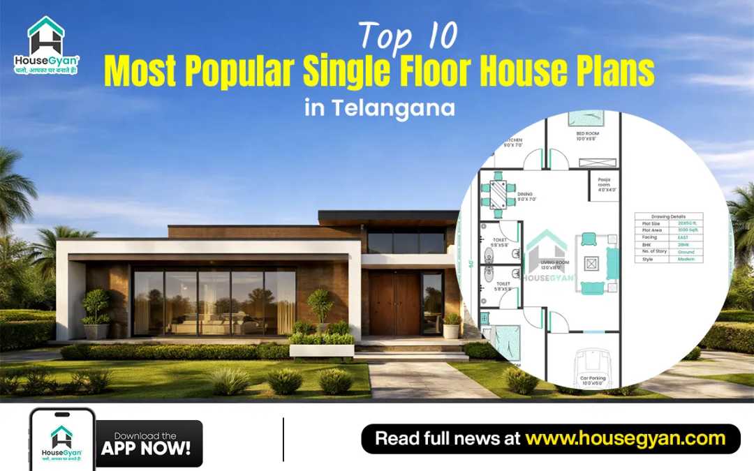 single floor house design telangana
