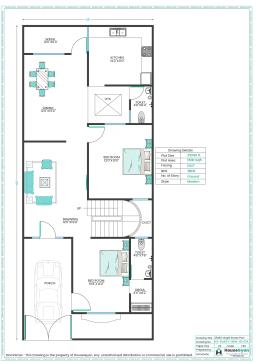 25X60 East Facing 2BHK Ground Floor House Plan | 1500 Sqft Plot Floor Plan