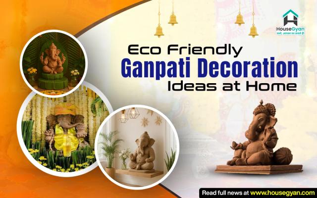 Eco Friendly Ganpati Decoration Ideas at Home
