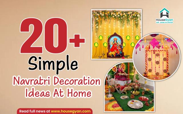 20+ Simple Navratri Decoration Ideas At Home 2025