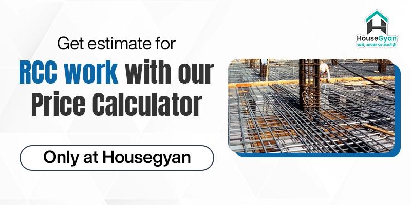 RCC work construction cost calculator banner