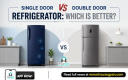 single door refrigerator vs double door refrigerator