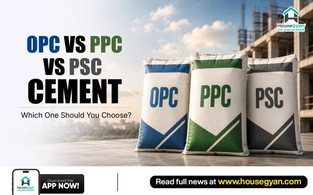 OPC vs PPC vs PSC Cement: Which One Should You Choose?