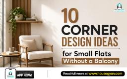 small corner design idea without balcony