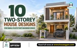 two-storey house designs for small plots