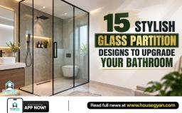 glass partition for bathroom