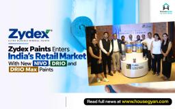 zydex paints retail launch