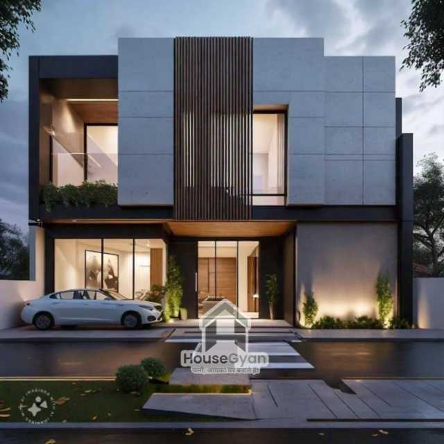 55x40 First Floor 3D Front House Elevation Design 55x40 First Floor 3D Front House Elevation Design
