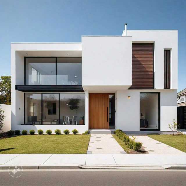 20x45 Double Storey 3D Front House Elevation Design 20x45 Double Storey 3D Front House Elevation Design