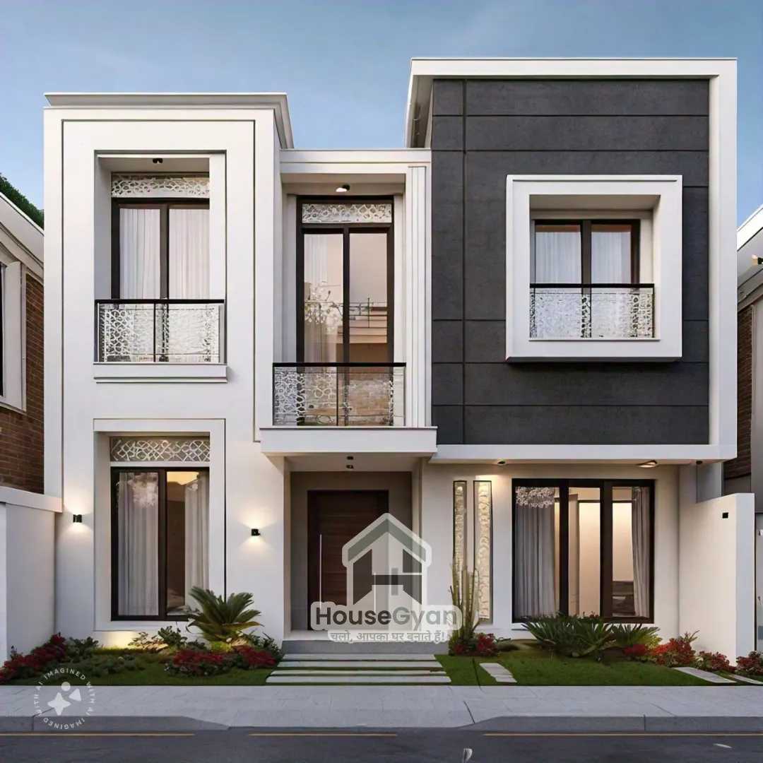 Double Floor Normal House Front Elevation Designs Double Floor Normal House Front Elevation Designs