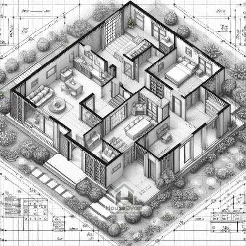 House plan drawing House plan drawing