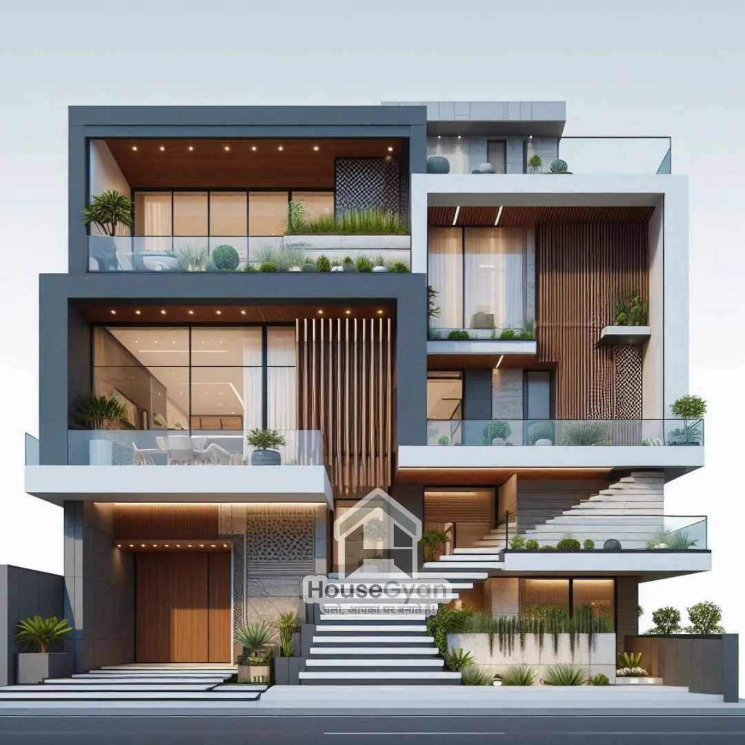 Front Elevation Designs for Double Floor Homes Front Elevation Designs for Double Floor Homes