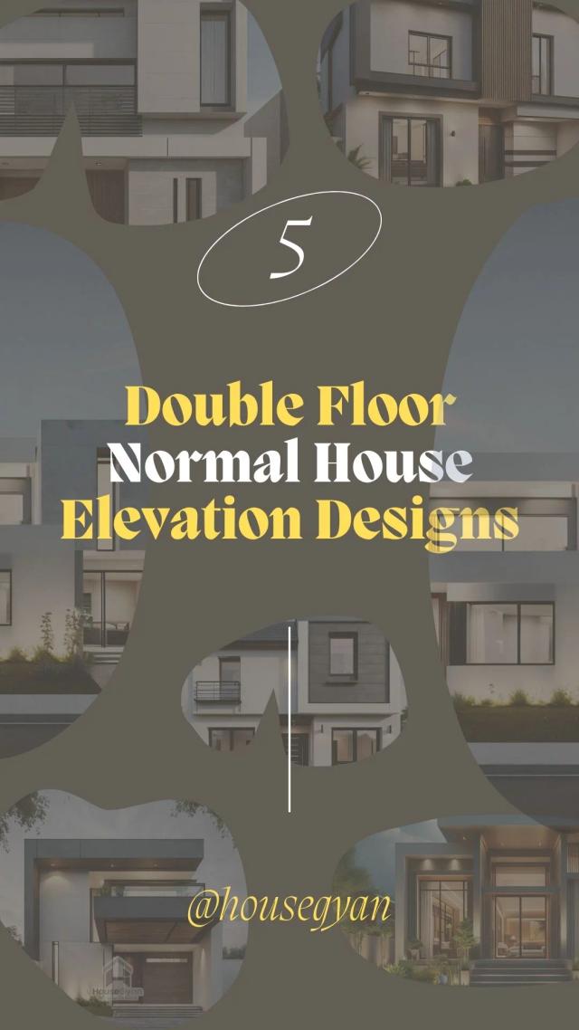 Double Floor Normal House Front Elevation Designs
