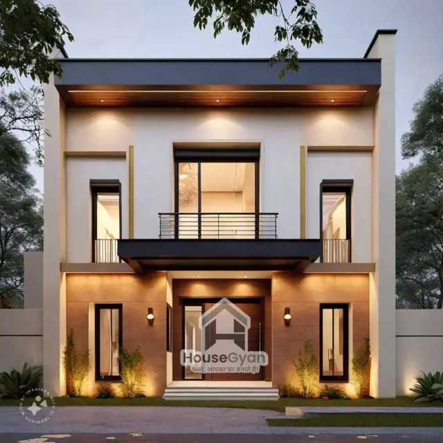 30x80 First Floor 3D Front House Elevation Design 30x80 First Floor 3D Front House Elevation Design