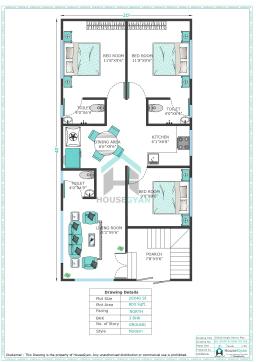 20X40 North Facing 3BHK Ground Floor House Plan | 800 Sqft Plot Floor Plan 20X40 North Facing 3BHK Ground Floor House Plan | 800 Sqft Plot Floor Plan