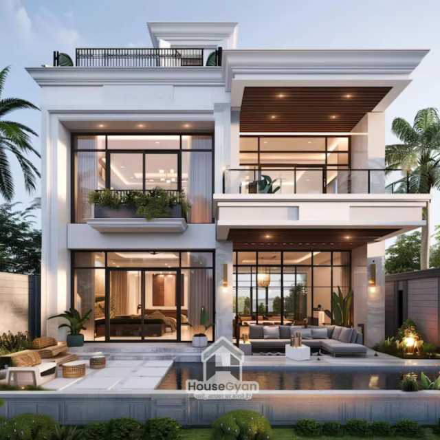 1200 sqft First Floor 3D Front House Elevation Design 1200 sqft First Floor 3D Front House Elevation Design