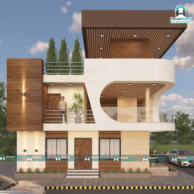40X40 West Facing 3BHK First Floor House Elevation Design 40X40 West Facing 3BHK First Floor House Elevation Design