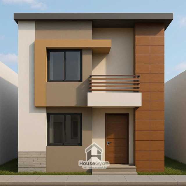 25X27 South East Facing 1BHK First Floor House Elevation Design 25X27 South East Facing 1BHK First Floor House Elevation Design