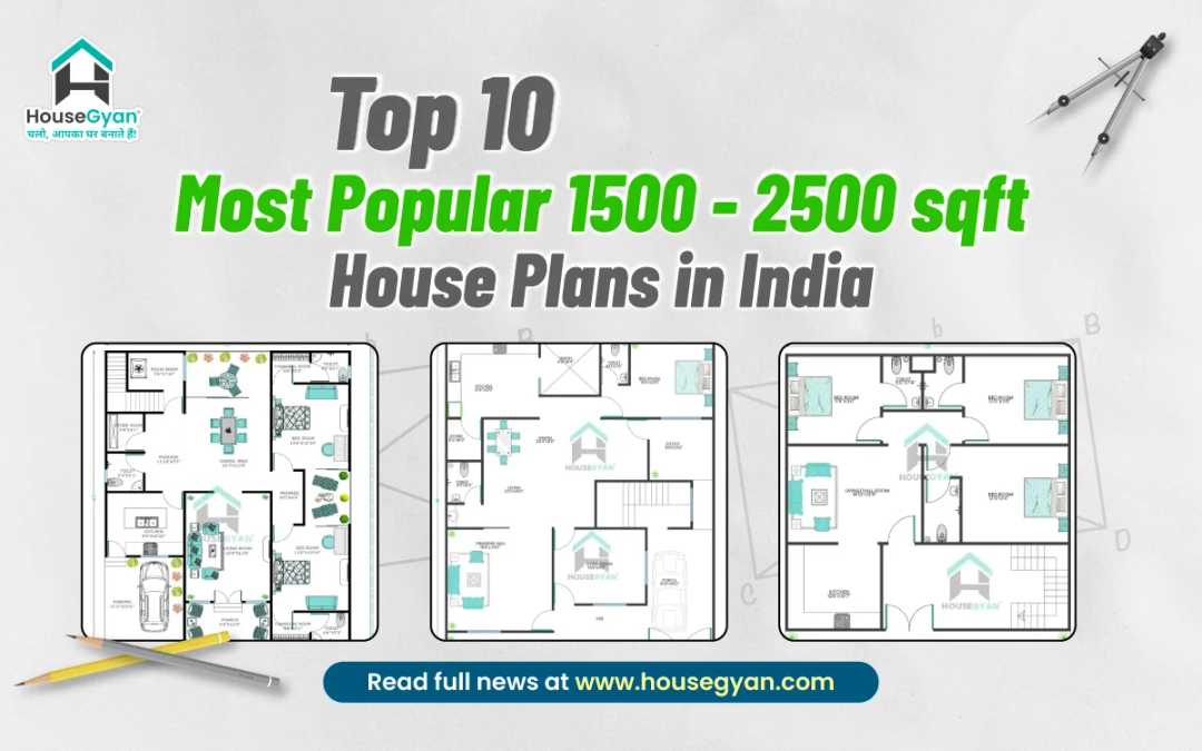 1500 - 2500 sqft House Plans in India 1500 - 2500 sqft House Plans in India