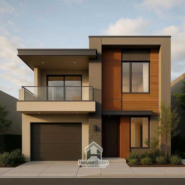 22X50 West Facing 4BHK First Floor House Elevation Design 22X50 West Facing 4BHK First Floor House Elevation Design