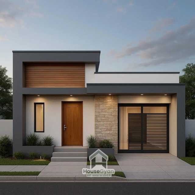 20X50 North Facing 1BHK Ground Floor House Elevation Design 20X50 North Facing 1BHK Ground Floor House Elevation Design