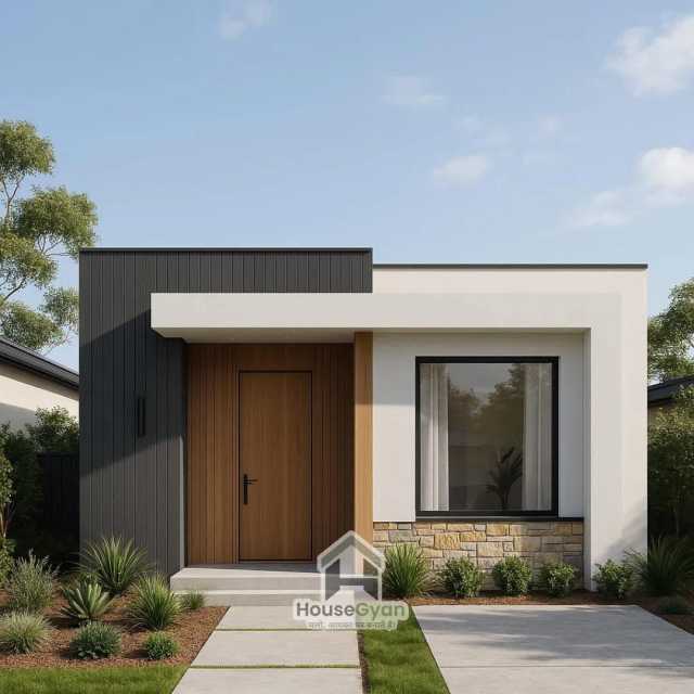 22X50 West Facing 2BHK Ground Floor House Elevation Design 22X50 West Facing 2BHK Ground Floor House Elevation Design