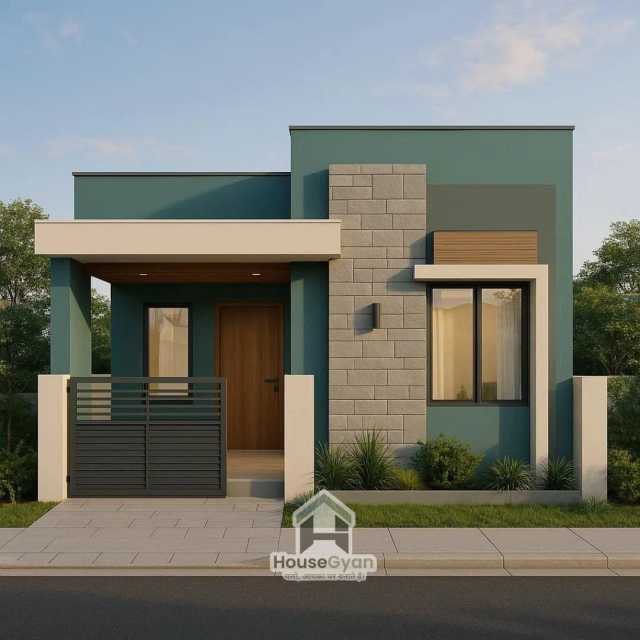 20X40 East Facing 2BHK Ground Floor House Elevation Design 20X40 East Facing 2BHK Ground Floor House Elevation Design
