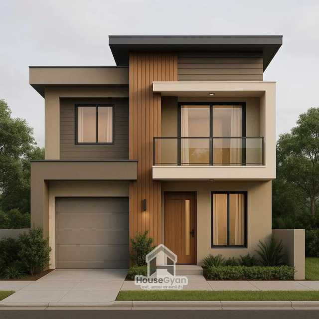 27X35 West Facing 2BHK First Floor House Elevation Design 27X35 West Facing 2BHK First Floor House Elevation Design