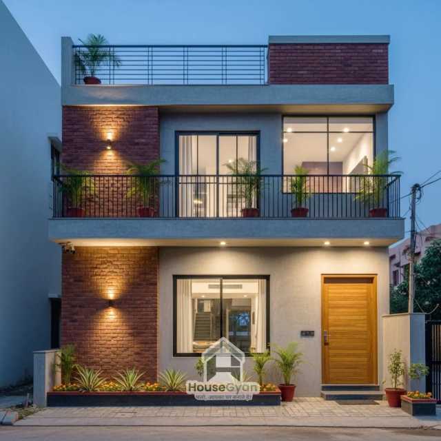 25X50 East Facing 3BHK First Floor House Elevation Design 25X50 East Facing 3BHK First Floor House Elevation Design