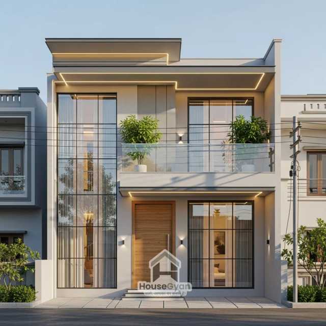 30X60 North Facing 5BHK First Floor House Elevation Design 30X60 North Facing 5BHK First Floor House Elevation Design
