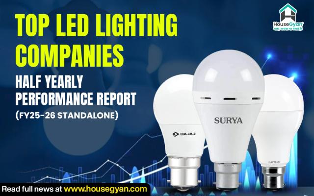 Top LED Lighting Companies Half Yearly Performance Report (FY25-26 Standalone)