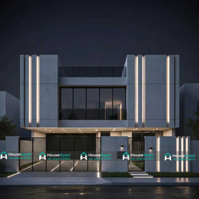 Ultra Modern Duplex Home with Striking Night Lighting and Minimalist Design Ultra Modern Duplex Home with Striking Night Lighting and Minimalist Design