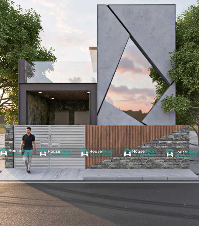 Stylish 20x50 Ground Floor House Elevation Design Stylish 20x50 Ground Floor House Elevation Design