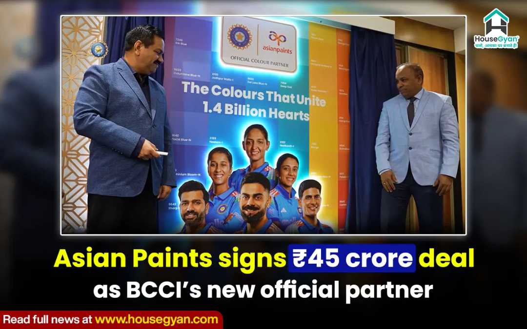 Asian Paints and BCCI official partnership announcement Asian Paints and BCCI official partnership announcement