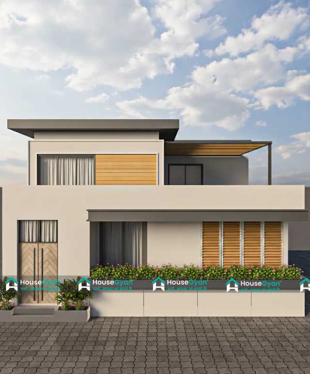 Modern 36x40 Single Floor House Front Elevation Design Modern 36x40 Single Floor House Front Elevation Design