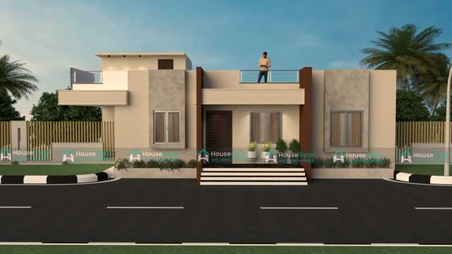 40x60 Modern Ground Floor House Elevation Design 40x60 Modern Ground Floor House Elevation Design
