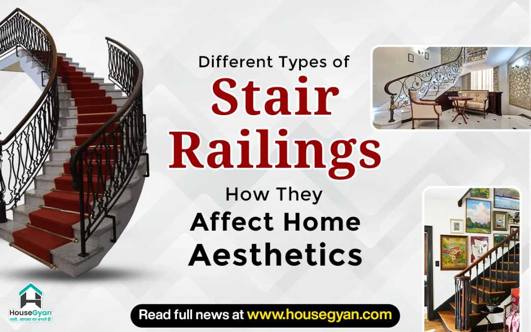 Modern stair railing types for home interiors Modern stair railing types for home interiors
