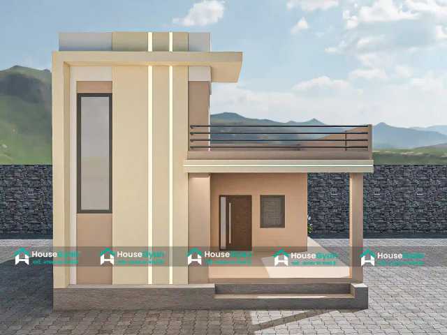45x33 Ground Floor 3D Front House Elevation Design 45x33 Ground Floor 3D Front House Elevation Design