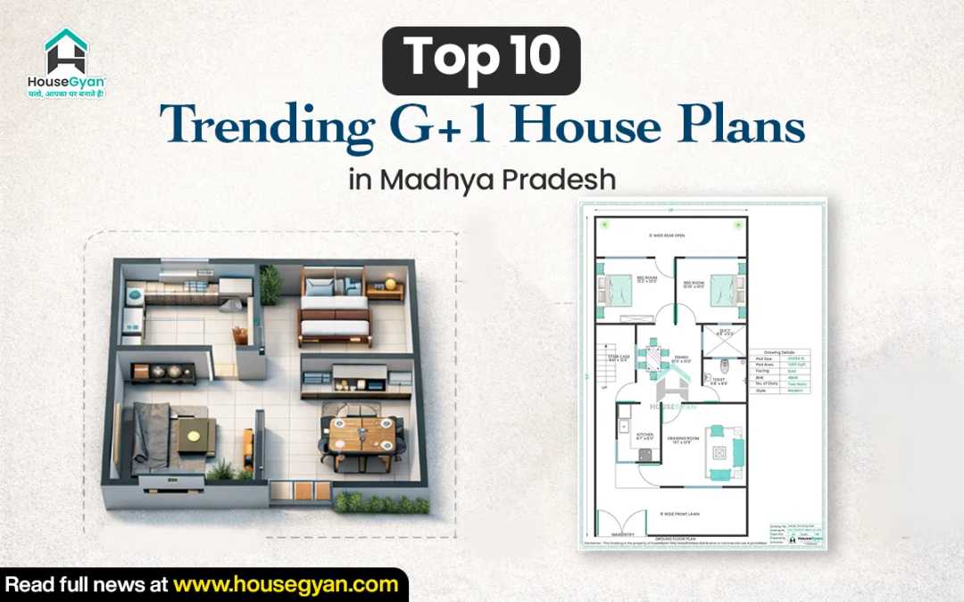 Trending G+1 House Plans in Madhya Pradesh Trending G+1 House Plans in Madhya Pradesh