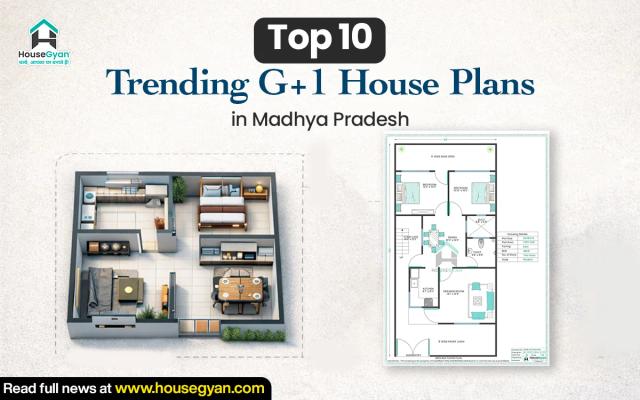 Top 10 Trending G+1 House Plans in Madhya Pradesh 2026
