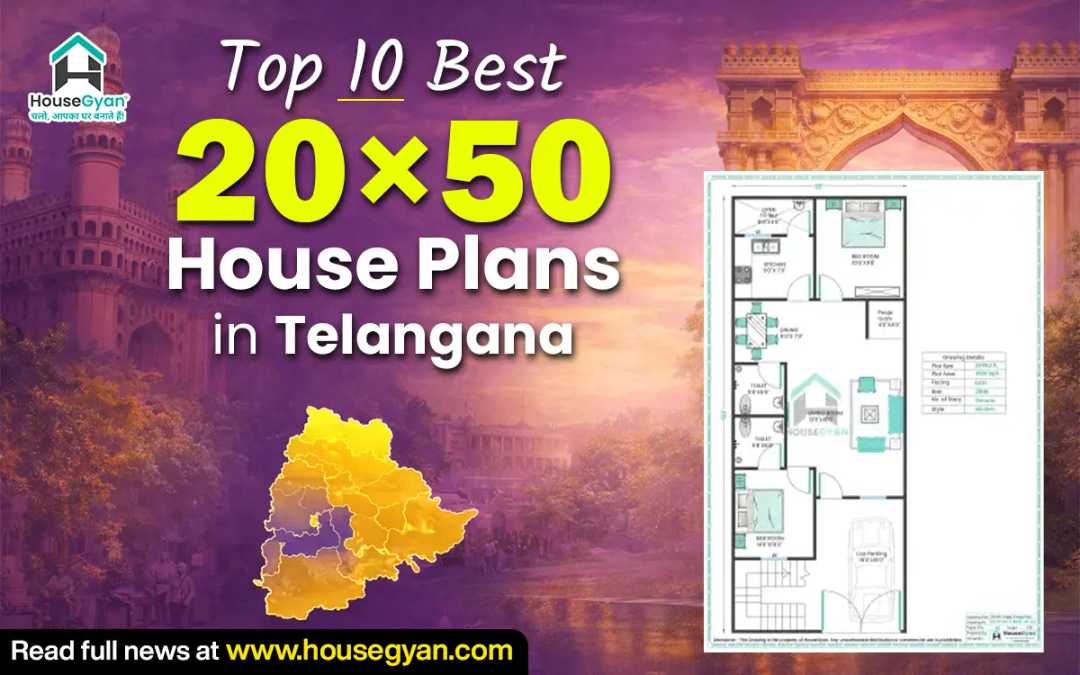 Best 20×50 House Plans in Telangana Best 20×50 House Plans in Telangana