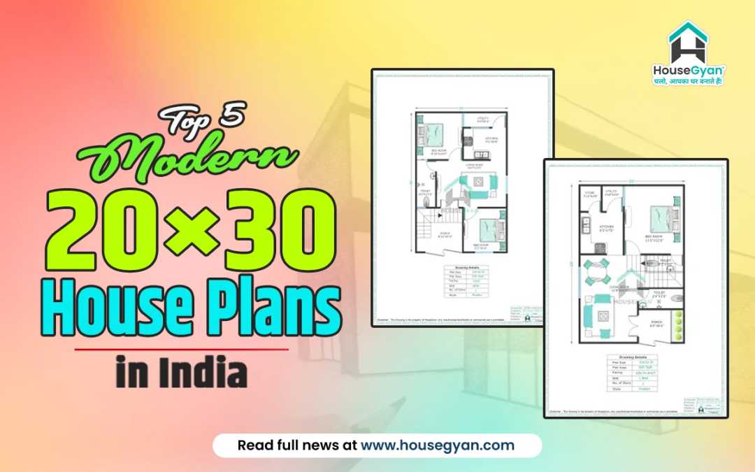 Modern 20×30 House Plans in India Modern 20×30 House Plans in India