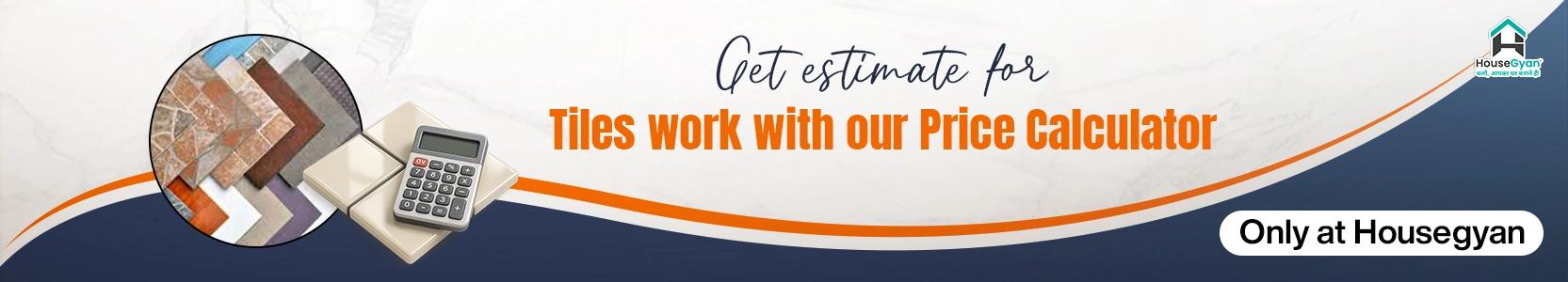 Tiles work price calculator banner Tiles work price calculator banner