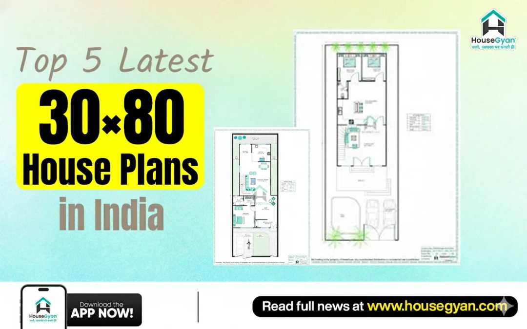 Latest 30×80 House Plans in India Latest 30×80 House Plans in India