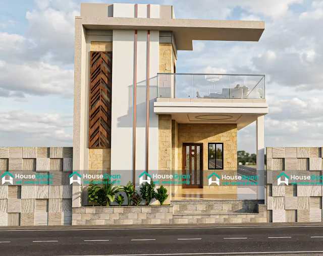 21X35 Ground Floor Contemporary Modern Front Elevation Design 21X35 Ground Floor Contemporary Modern Front Elevation Design